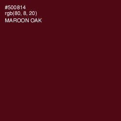 #500814 - Maroon Oak Color Image